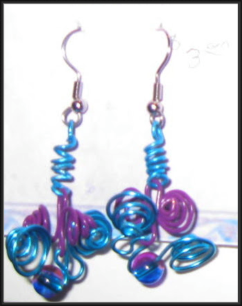 Wire Swirl Earrings
